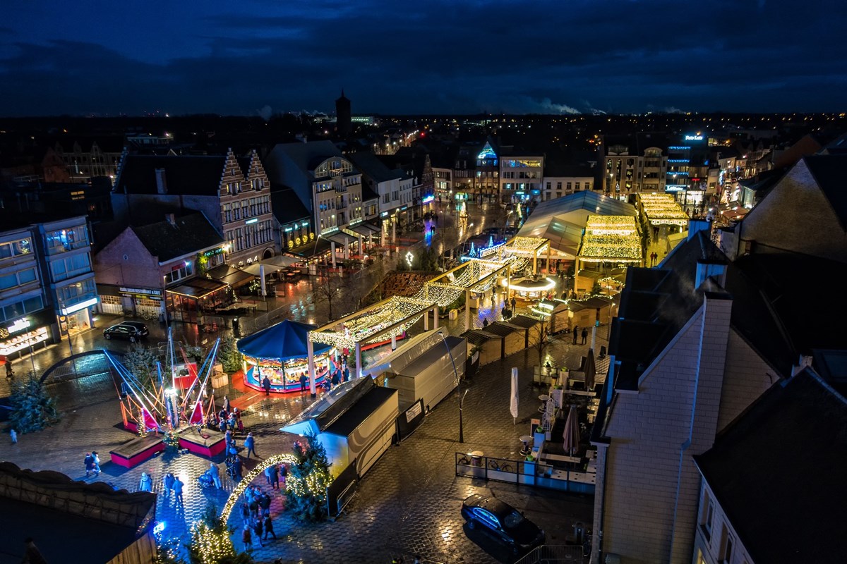 Geel in kerstsfeer